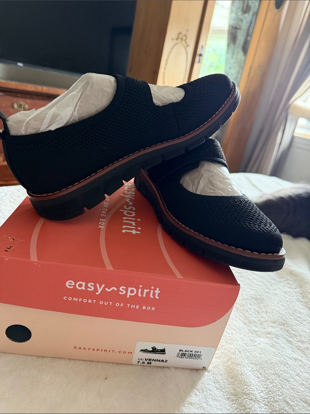 Easy Spirit Black Vienna Mary Jane’s
